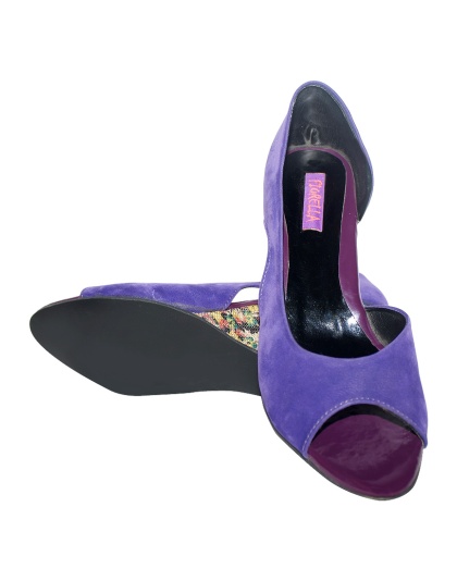 Fiorella Purple Peep Toes Fiorella Purple Peep Toes